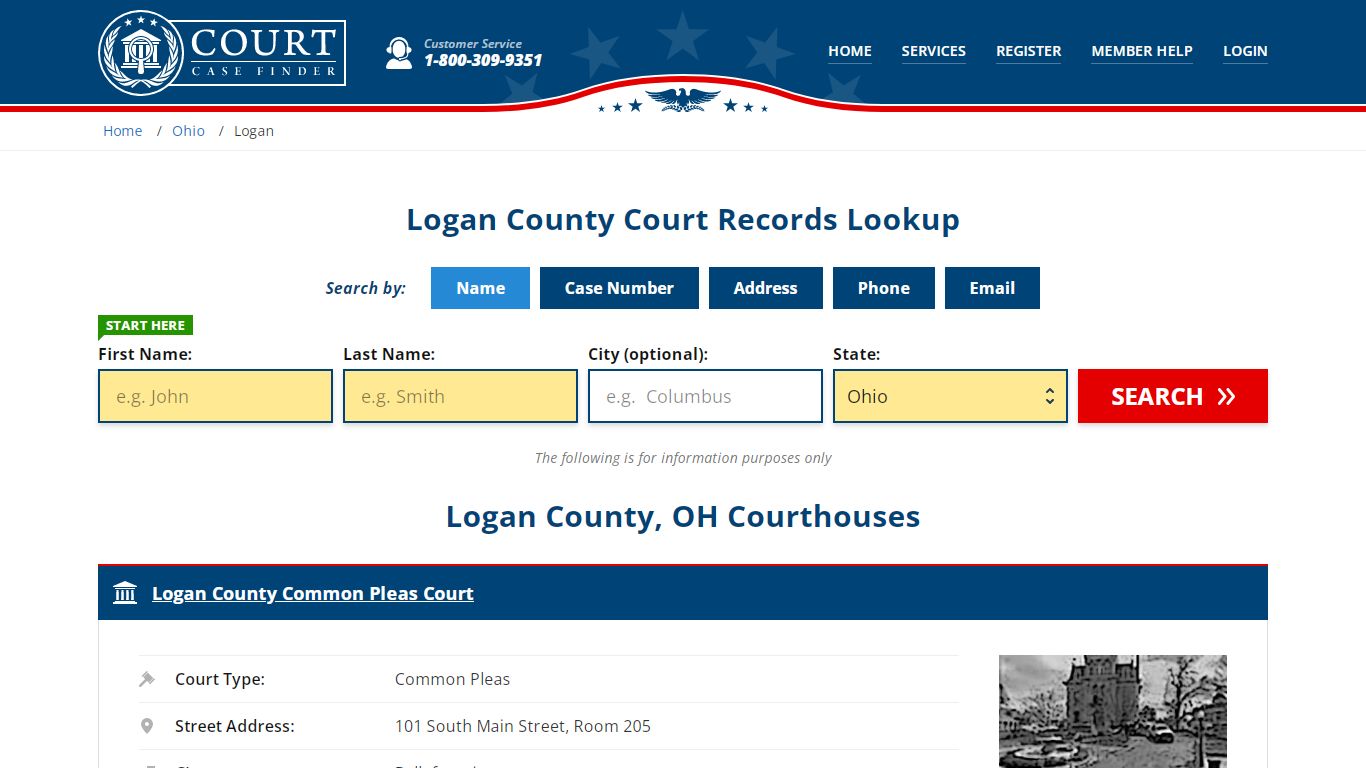 Logan County Court Records | OH Case Lookup